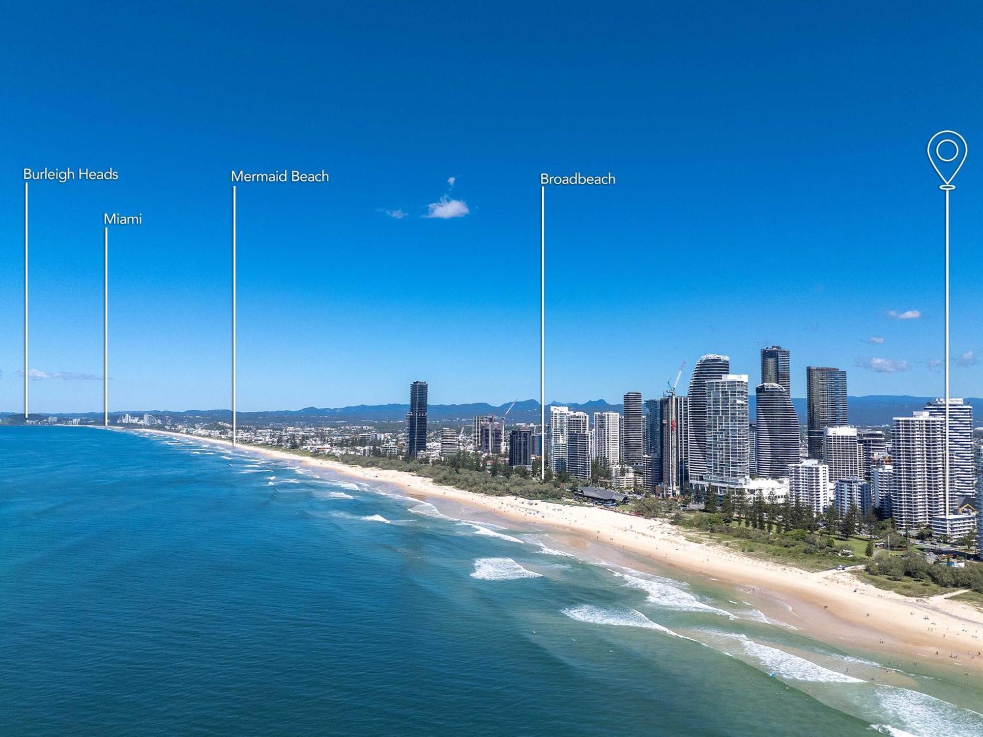 Hi Ho Beach Apartments On Broadbeach Gold Coast Exterior photo