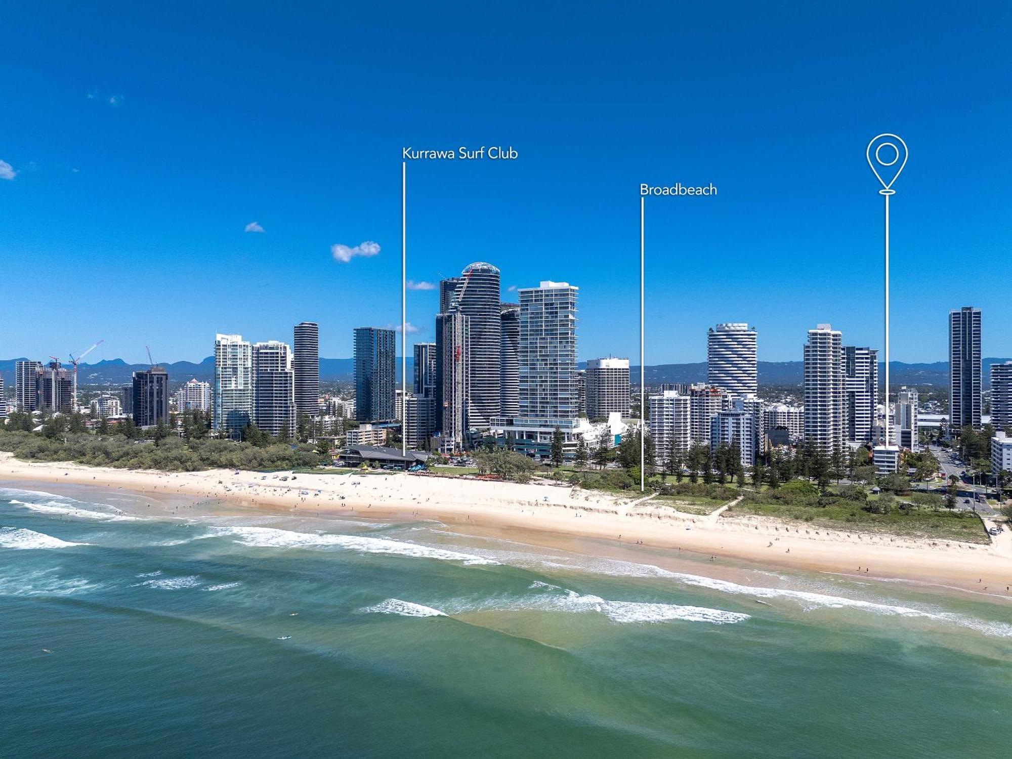 Hi Ho Beach Apartments On Broadbeach Gold Coast Exterior photo